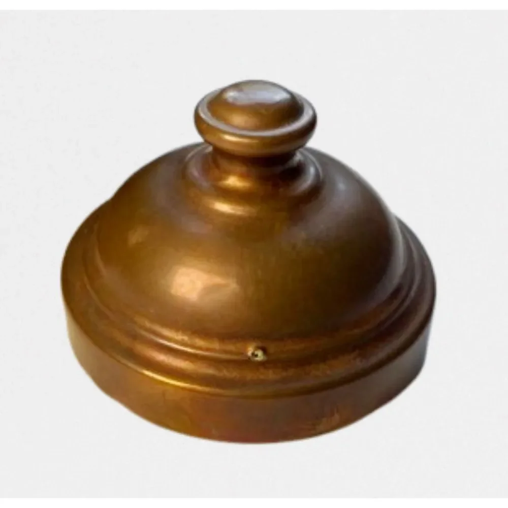 Vintage Copper Small Tea Kettle Gooseneck Spout w/Functional Swing Handle Petina
